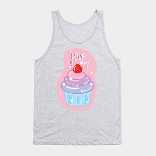 Love Cupcakes: Bisexual Tank Top